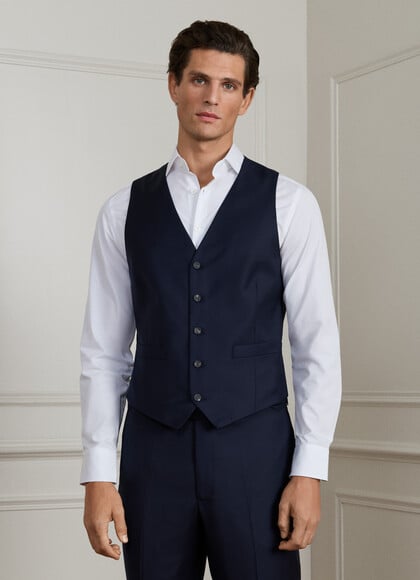 Wool Waistcoat - Woven In Italy