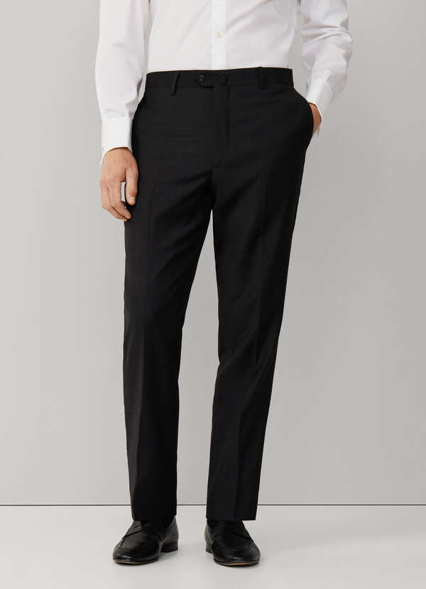 Wool Suit Trouser Woven In England - 2
