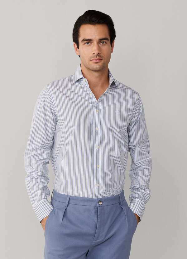 Classic Fit Regimental Stripe Shirt - 2 Classic Fit Regimental Stripe Shirt - 2