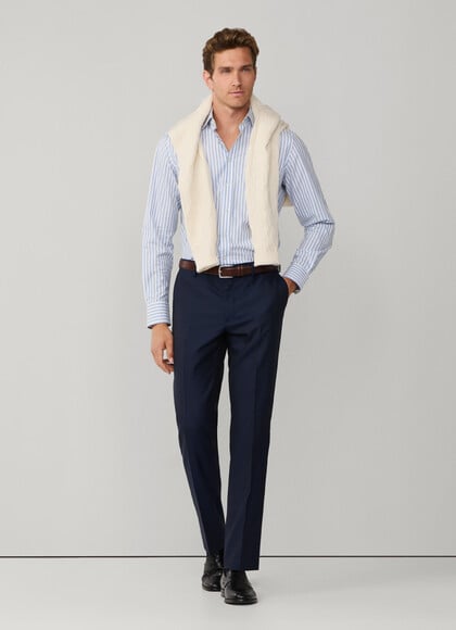 Classic Fit Sanderson Wool Trousers