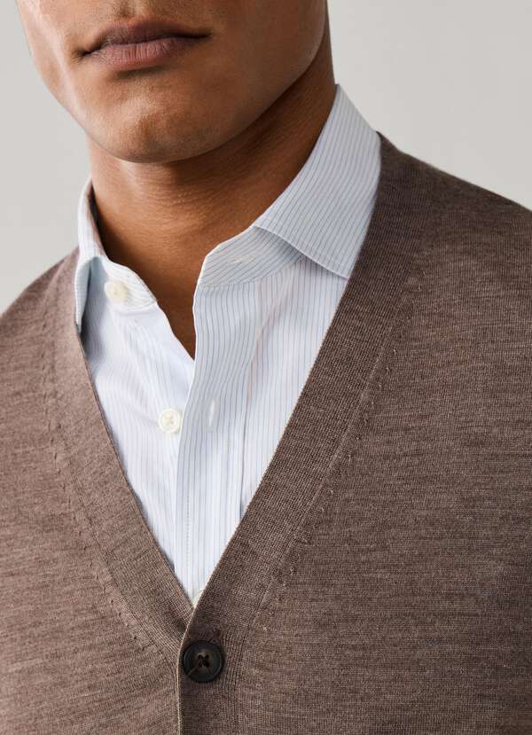 Merino Wool Cardigan - 2 Merino Wool Cardigan - 2