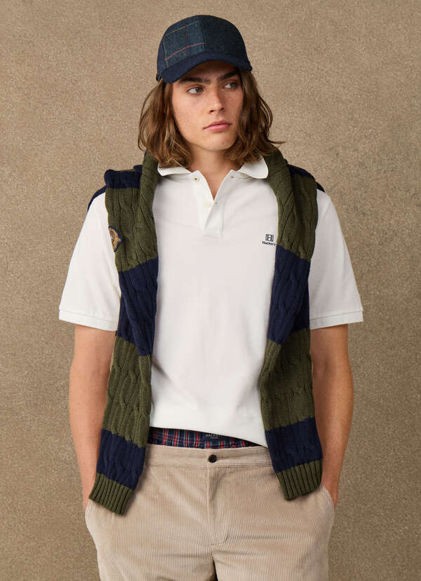Classic Fit Short Sleeve Branded Polo