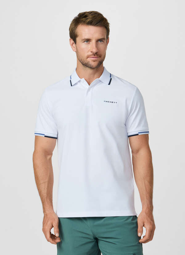 Classic Fit Short Sleeve Tipped Polo - 2