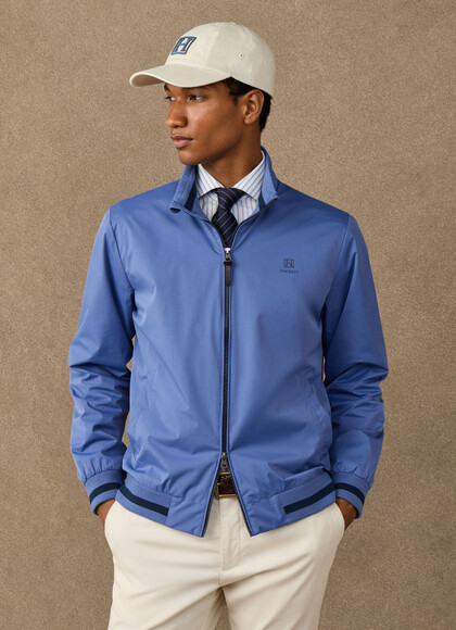 Branded Blouson Jacket