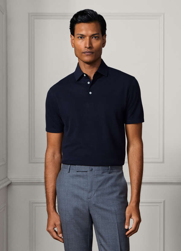 Classic Fit Cotton Silk Short Sleeve Polo - 2