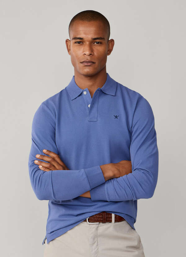 Slim Fit Long Sleeve Pique Polo Slim Fit Long Sleeve Pique Polo