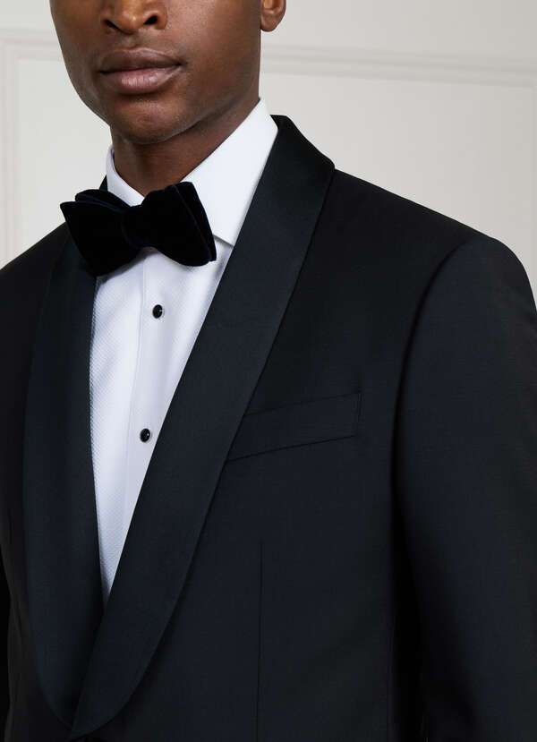 Wool-Mohair Shawl Collar Diner Jacket - 2 Wool-Mohair Shawl Collar Diner Jacket - 2