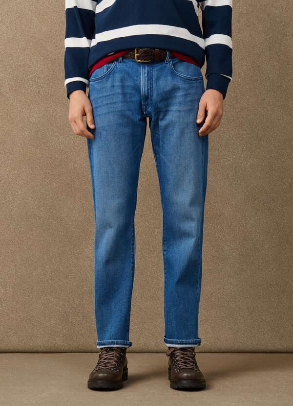 Classic Fit Vintage Wash Heritage Denim - 2