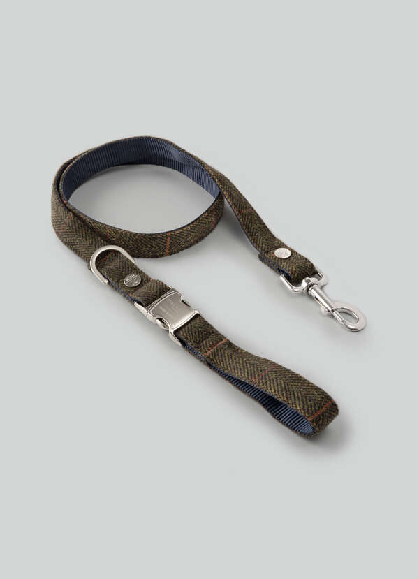 Tweed Herringbone Dog Lead - 2