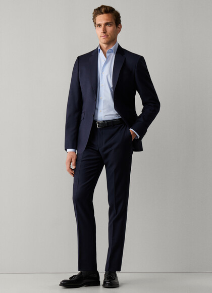 Wool Suit Trouser Woven In England