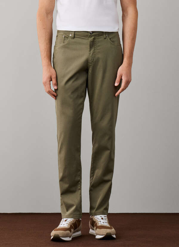 Travel Regular Fit Trinity Sateen Trousers - 2 Travel Regular Fit Trinity Sateen Trousers - 2
