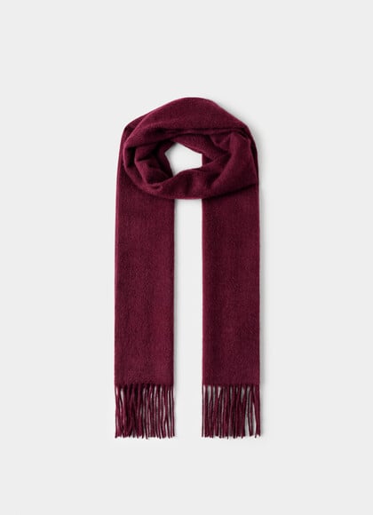 Pure Cashmere Solid Scarf