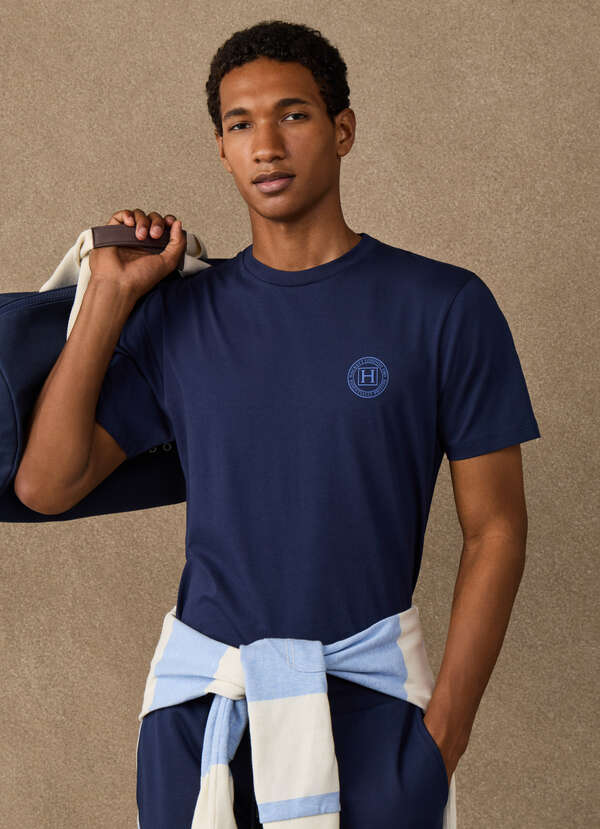 Classic Fit Branded H T-Shirt