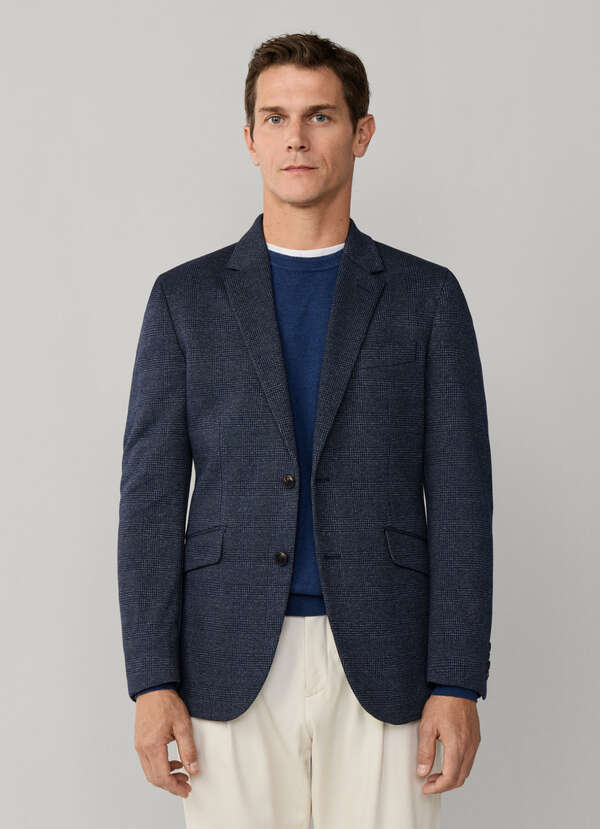 Jersey Glencheck Blazer - 2 Jersey Glencheck Blazer - 2