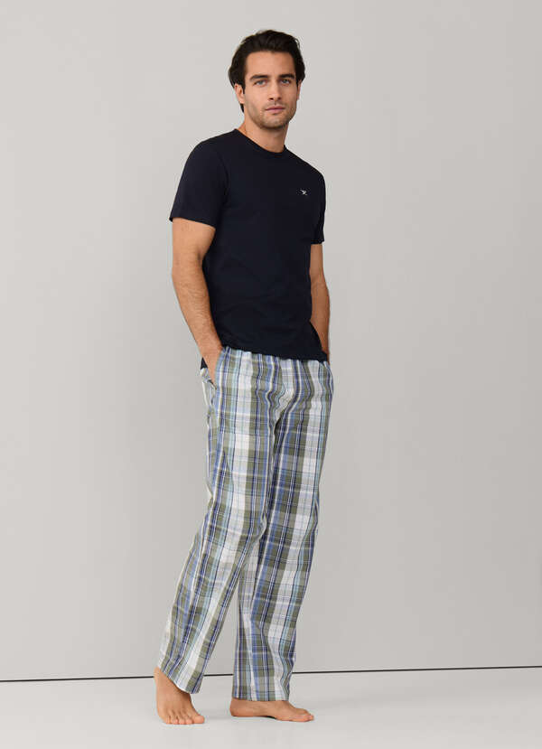 Checked T-Shirt Pyjama Set Checked T-Shirt Pyjama Set