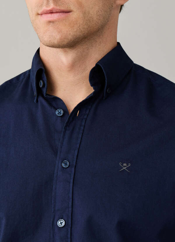 Tailored Fit Garment Dyed Oxford Shirt - 2 Tailored Fit Garment Dyed Oxford Shirt - 2