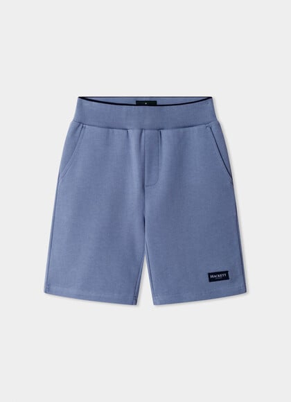 Classic Fit Branded Badge Short Sweat