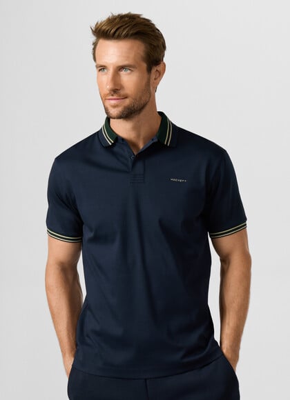 Classic Fit Short Sleeve Multi Collar Polo