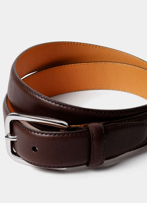Formal Leather Dress Belt - 2