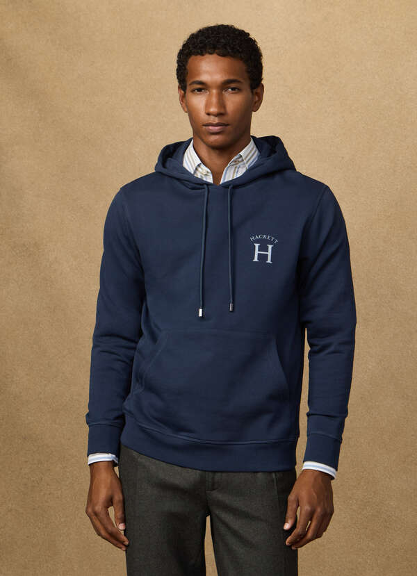 Classic Fit Branded Hooded Sweat - 2 Classic Fit Branded Hooded Sweat - 2