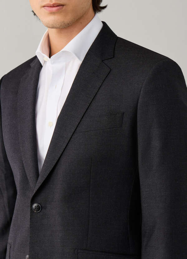 Wool Suit Jacket Woven In England - 2 Wool Suit Jacket Woven In England - 2