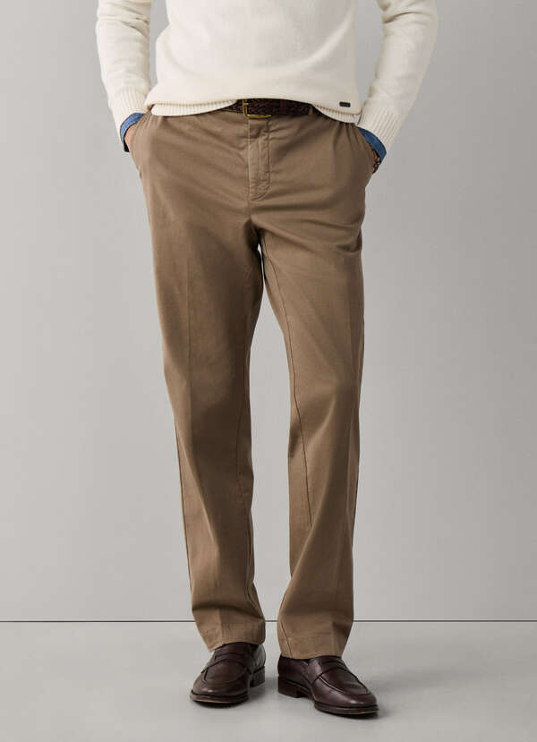 Tailored Fit Sanderson Stretch Cotton Chino - 2