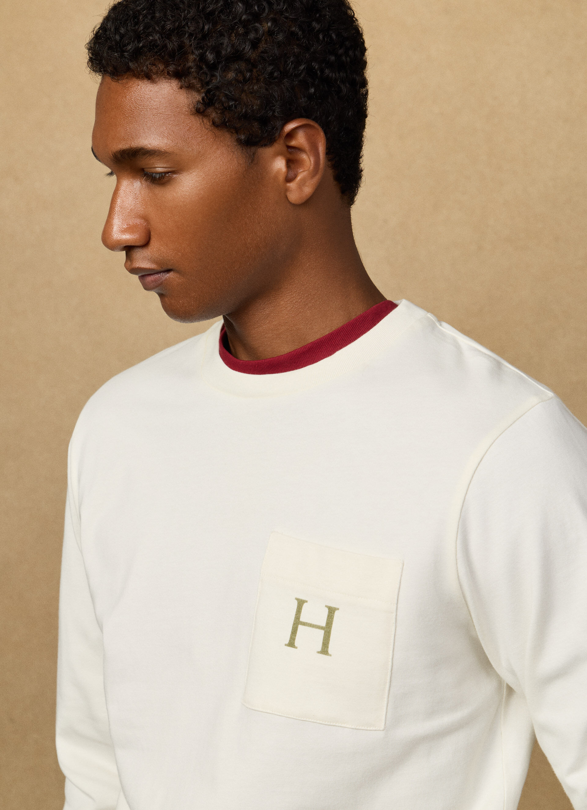 Classic Fit Peaks Long Sleeve T-Shirt | Hackett