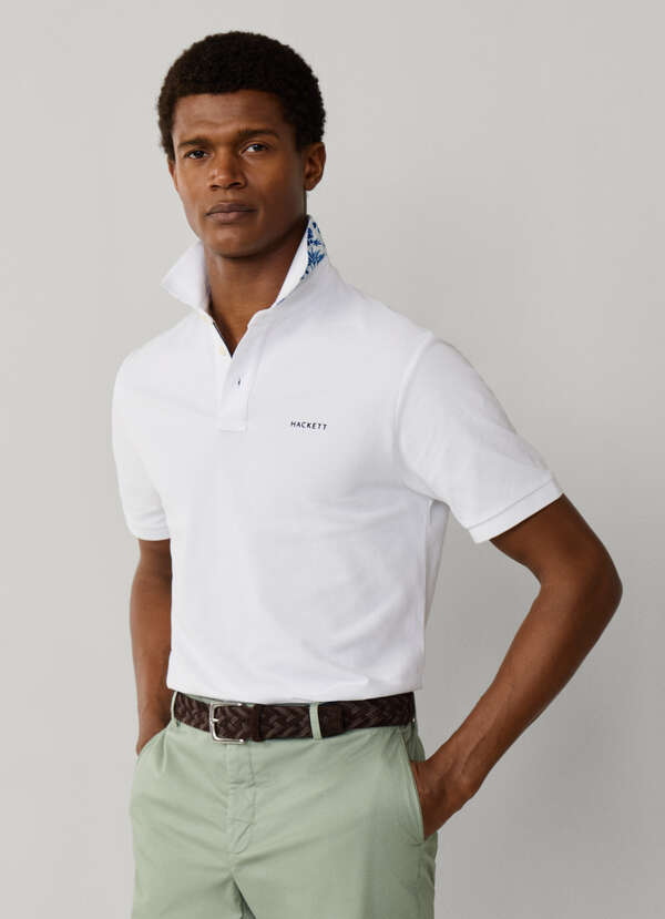Classic Fit Short Sleeve Swim Trim Polo