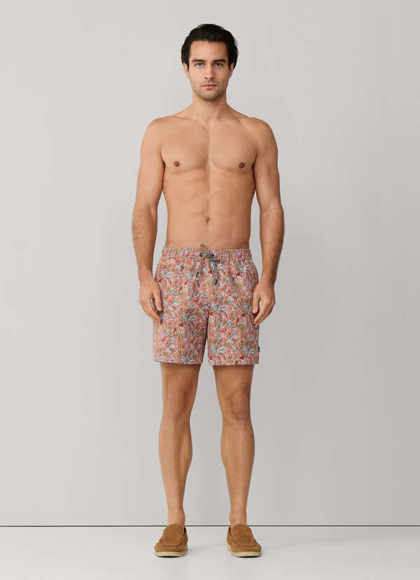 Floral Print Swim Trunk - 2