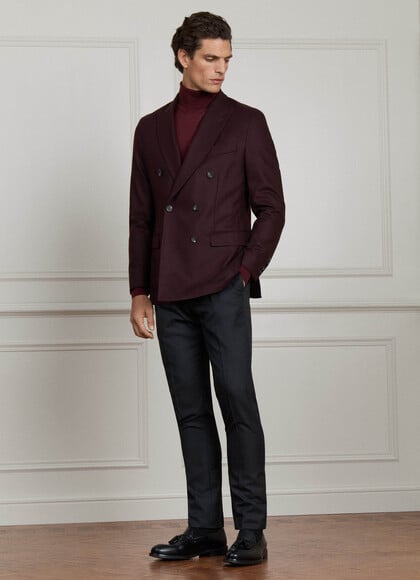 Tropical Wool Formal Trouser-Woven in Italy