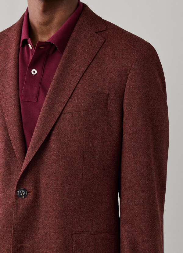 Italian Wool Performance Flannel Blazer - 2 Italian Wool Performance Flannel Blazer - 2