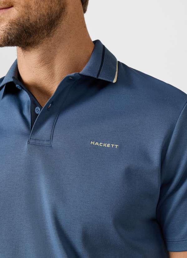 Classic Fit Short Sleeve Multi Tipping Polo - 2