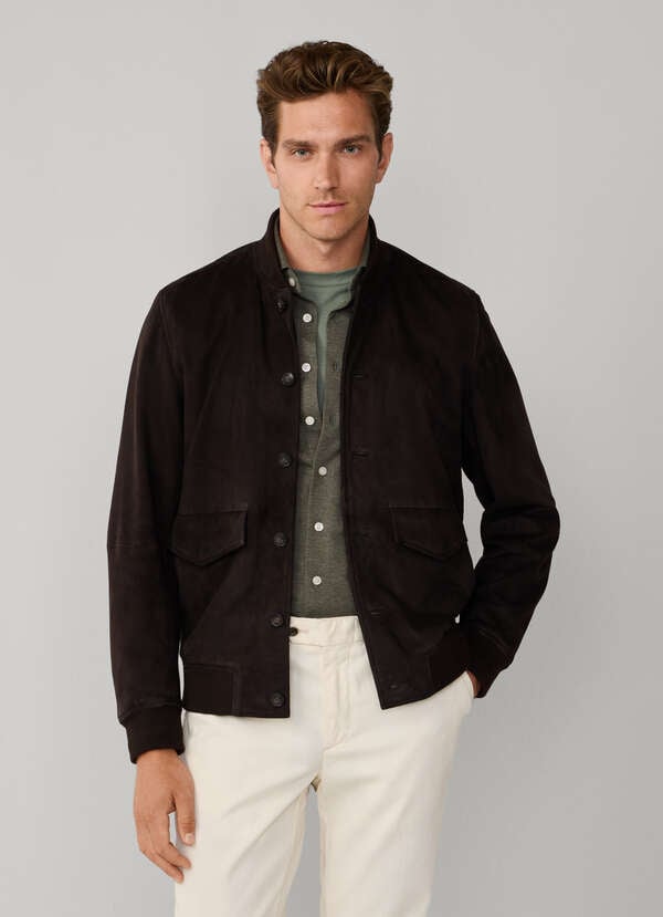 Suede Bomber Jacket - 2 Suede Bomber Jacket - 2