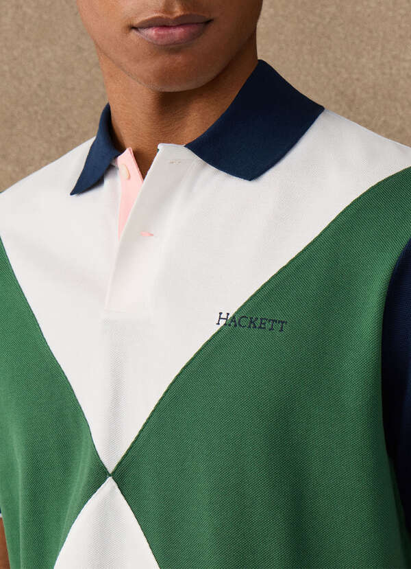 Classic Fit Short Sleeve Multi Number Polo - 2