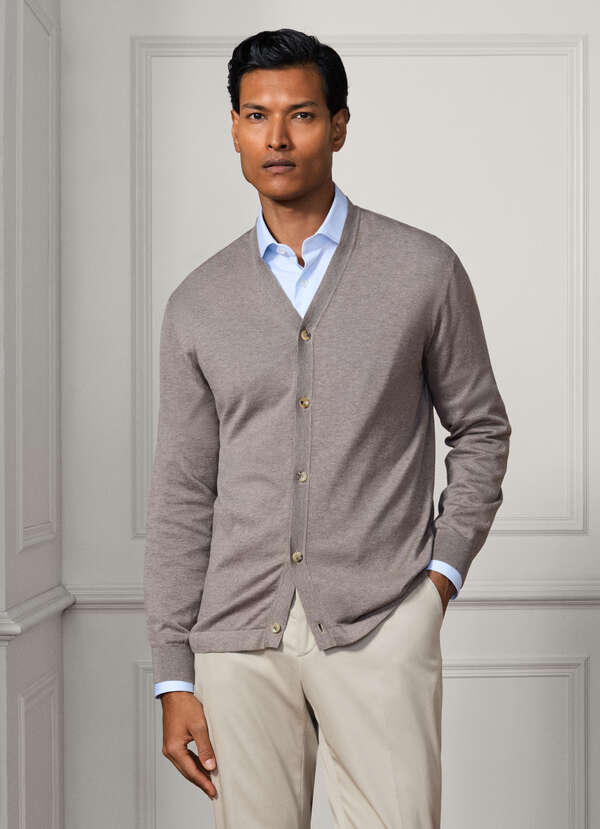Silk-Cotton Cardigan - 2