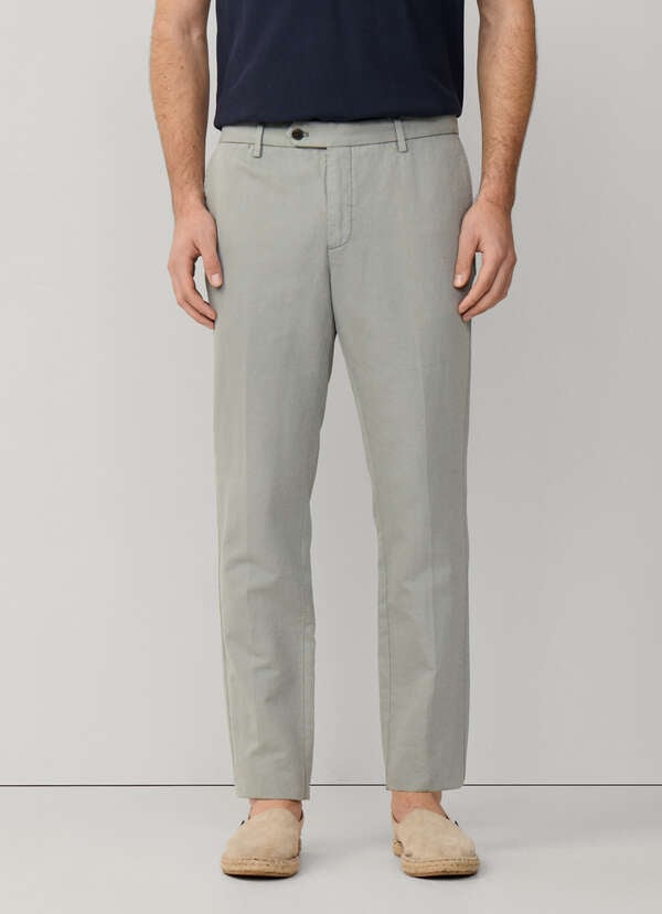 Slim Fit Kensington Linen Chino - 2 Slim Fit Kensington Linen Chino - 2