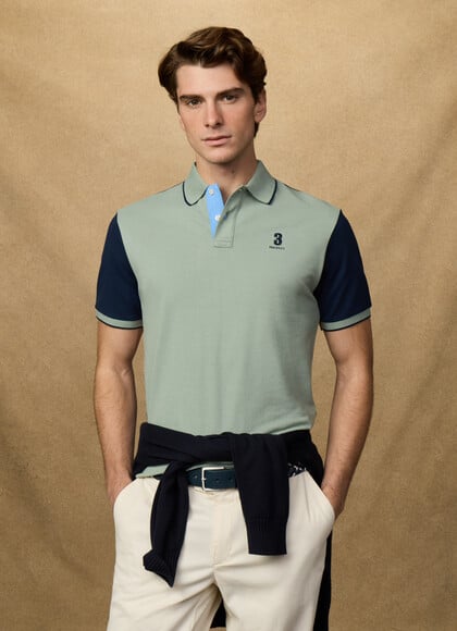 Classic Fit Short Sleeve Back Panel Polo