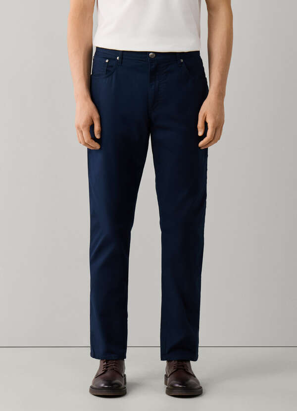 Regular Fit Trinity Canvas 5 Pocket Trouser - 2