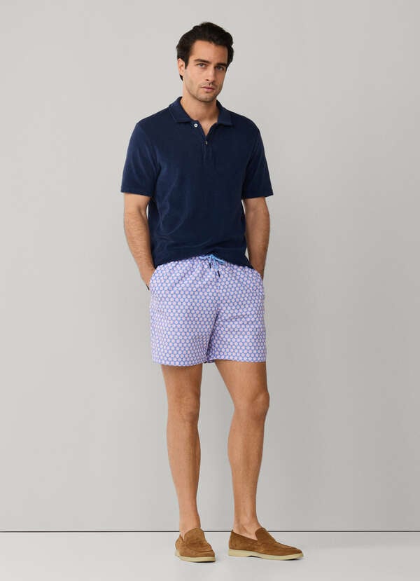 Seashell Print Swim Trunk Seashell Print Swim Trunk