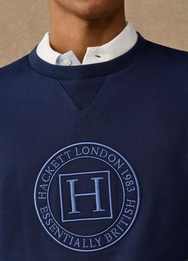 H Logo Crew-Neck Sweat - 2