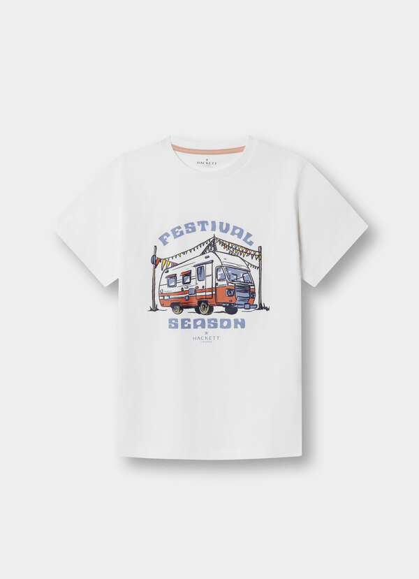 Classic Fit Graphic Festival Camper T-Shirt