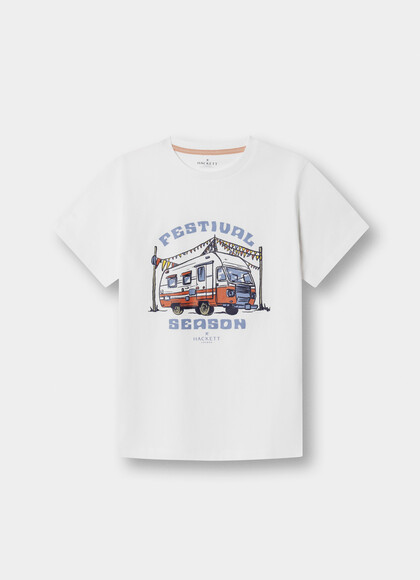 Classic Fit Graphic Festival Camper T-Shirt