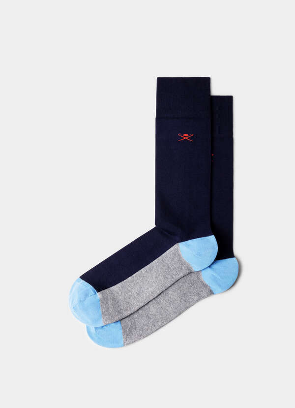 Combed Cotton Colour Block Socks