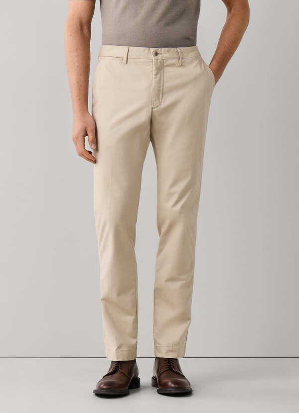 Slim Fit Kensington Textured Canvas Chino - 2