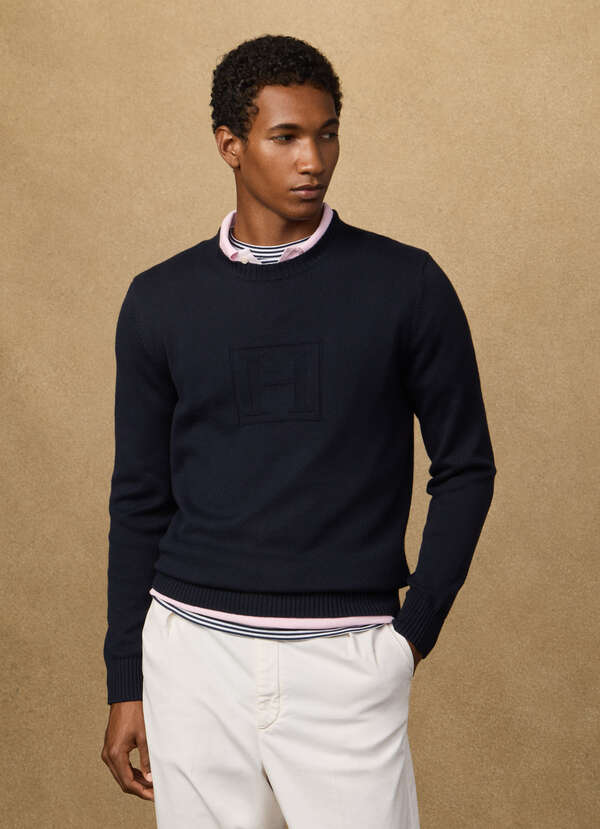 Regular Fit Cashmere Blend Crew-Neck Jumper - 2