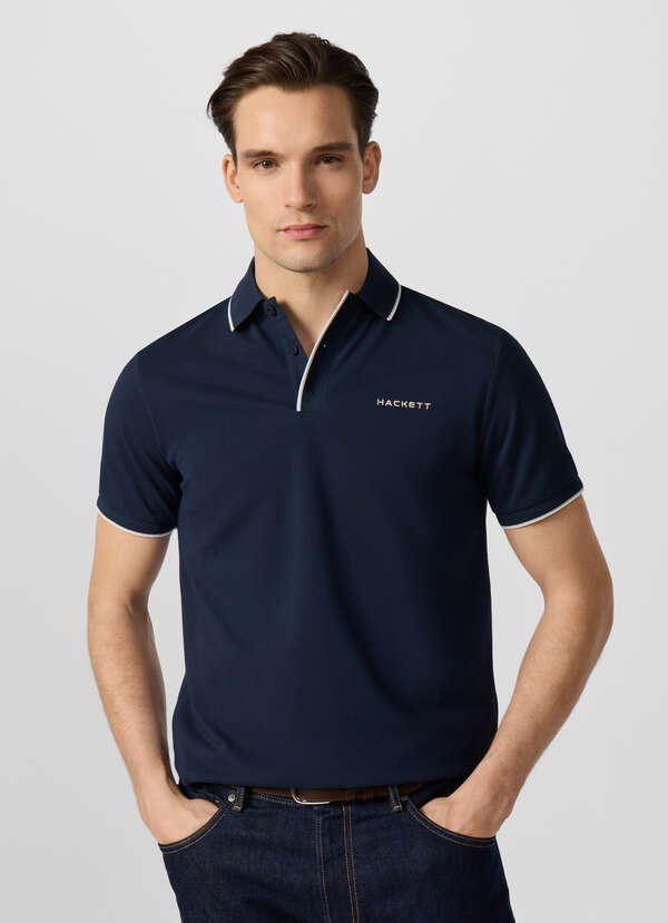 Classic Fit Short Sleeve Tipped Polo Classic Fit Short Sleeve Tipped Polo