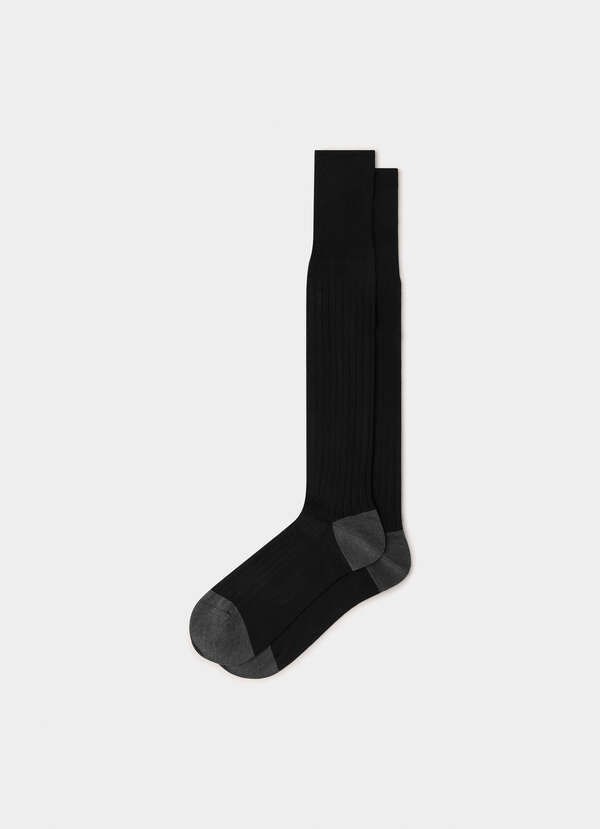 Mercerised Cotton Sock Long