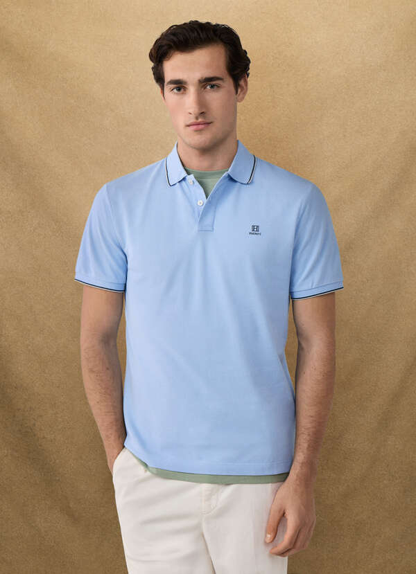Classic Fit Short Sleeve Tipped Polo - 2
