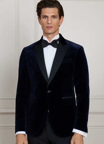 Peak Lapel Velvet Jacket