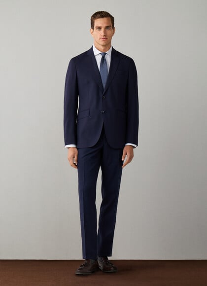Wool Stretch Travel Blazer - Woven in Italy
